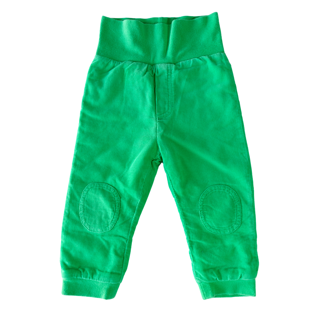 Pantalón Boboli 9 meses verde limón Pana