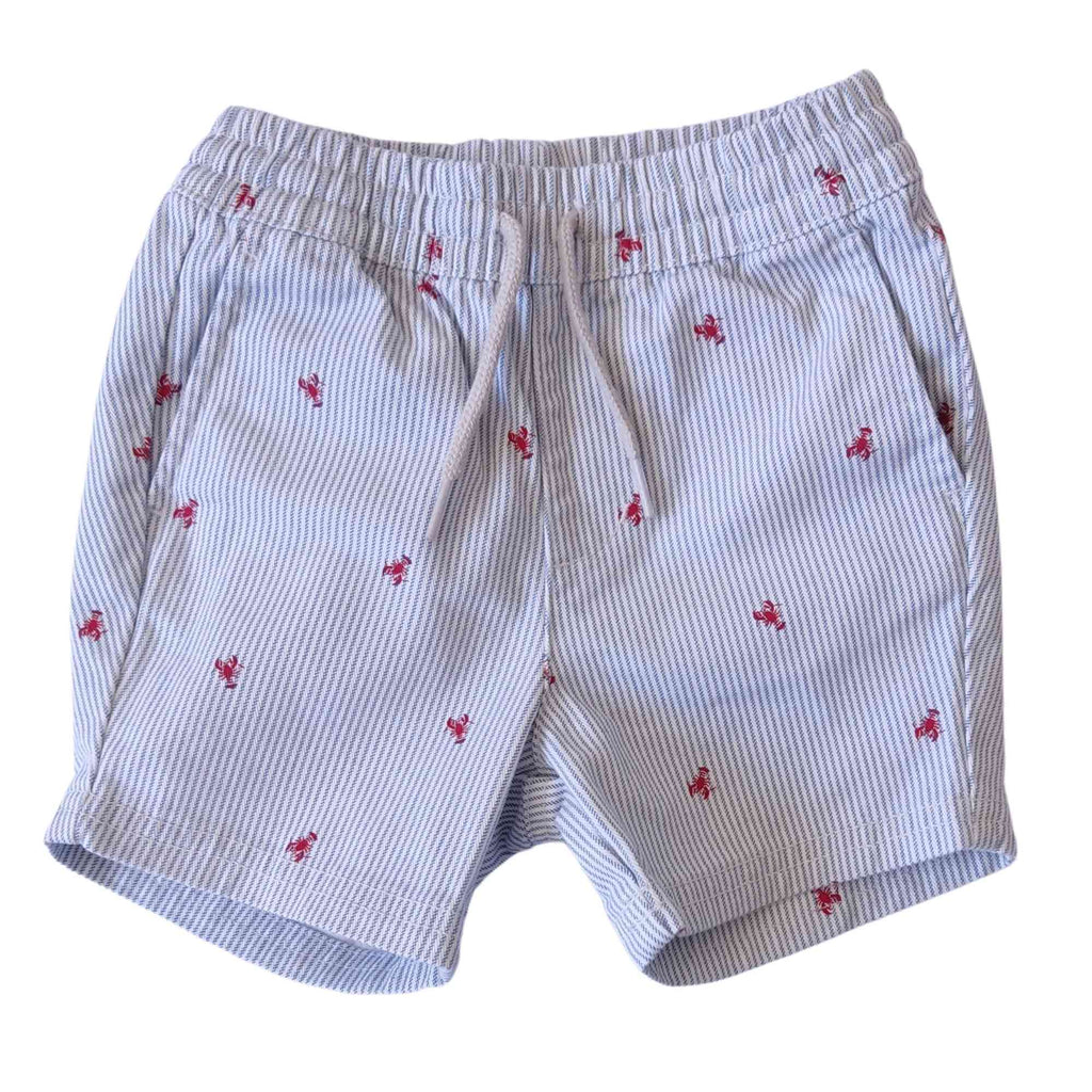 Short a rayas, azul claro, Old Navy, 18- 24 meses