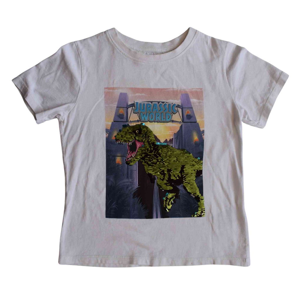 Playera Lentejuela Dinosaurio 4-6 años, H&M