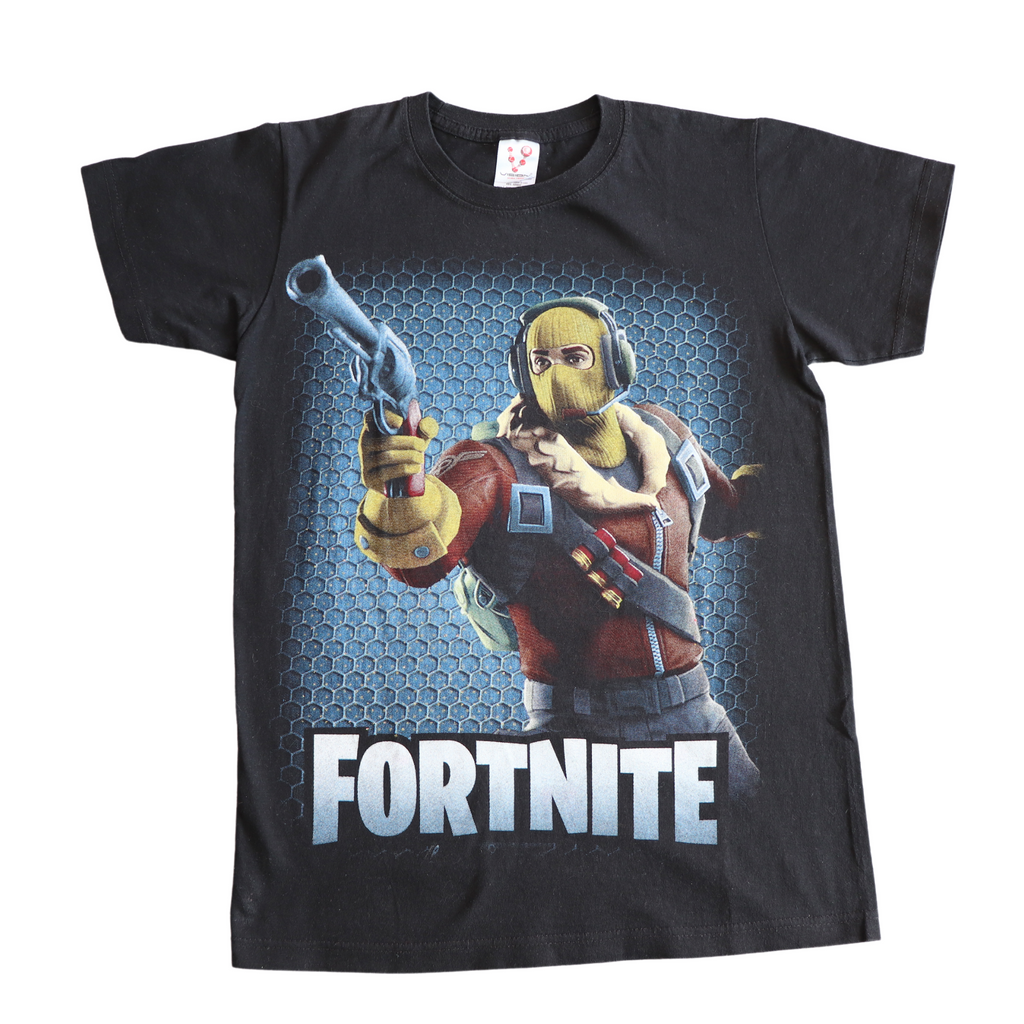 Playera negra Fortnite talla 16 años, Vision