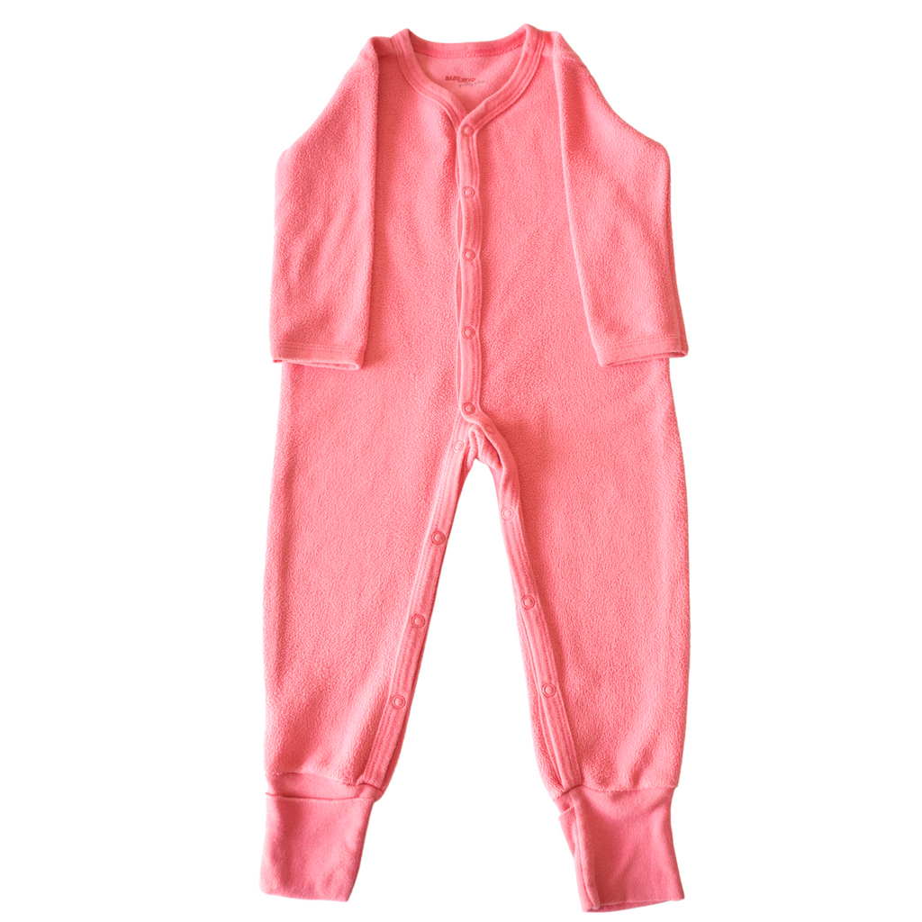 Mameluco afelpado Rosa Baby Creysi, 12 meses