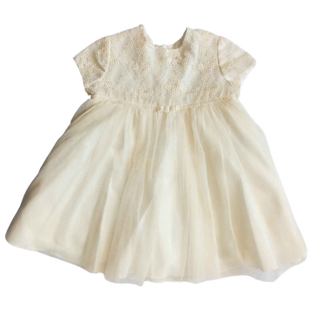 Vestido elegante beige, Amaya, 18 meses