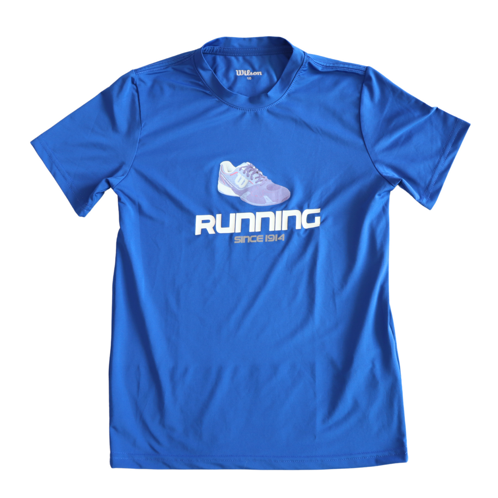 Playera deportiva Running Azul rey Wilson, 10 años