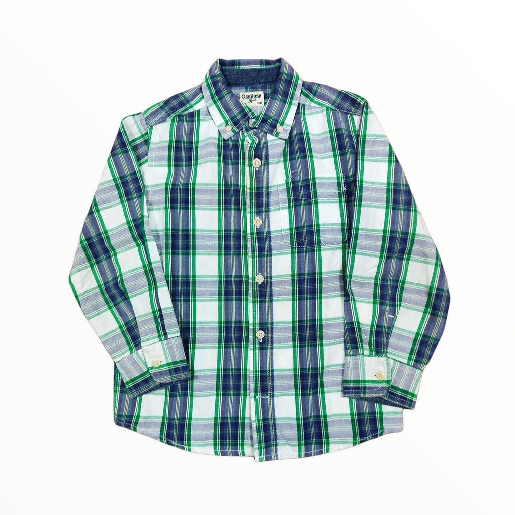 Camisa manga larga niño OshKosh, talla 6