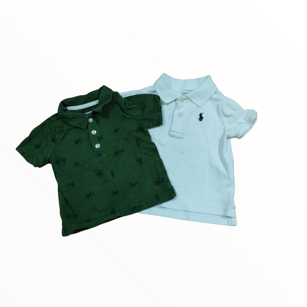 Set de 2 playeras tipo polo, 18 meses Carter´s, Polo Ralph Laurent